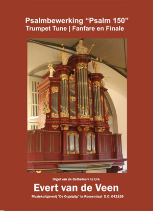 Psalmbewerking Psalm 150 - Notenschrift