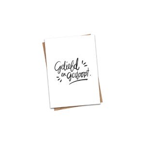 Geliefd en gedoopt - minikaartje