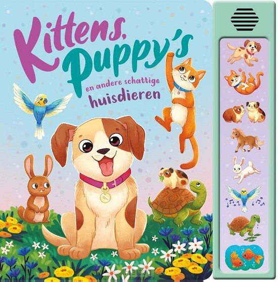 Kittens, puppy's en andere schattige huisdieren - geluidenboek