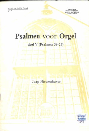 Psalmen voor orgel - deel 5: Psalm 59-75 - 2e-hands Klavar