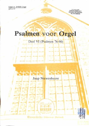Psalmen voor orgel - deel 6: Psalm 76-90 - 2e-hands Klavar